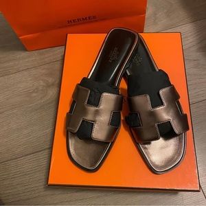 Hermes Oran Slippers